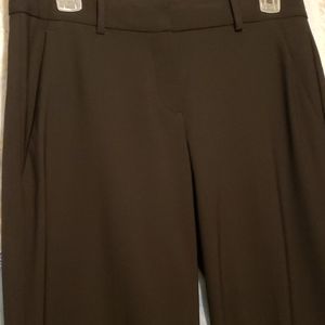 THEORY WOOL/LYCRA WIDE LEG BLACK DRESS PANTS SZ 4